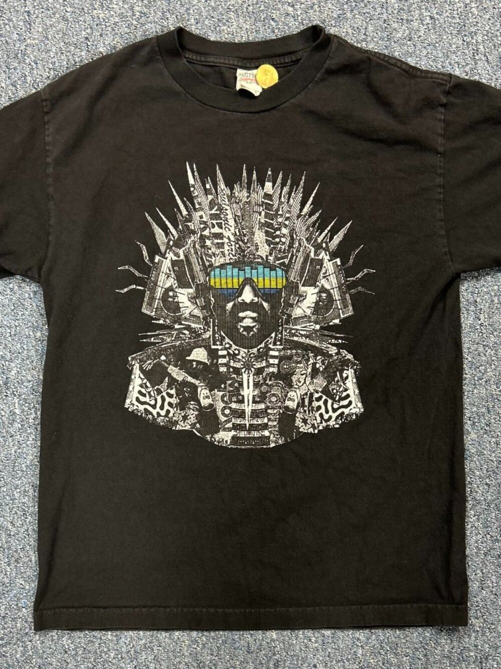 DJ Shadow Cut Chemist 2014 Renegades of Rhythm Tour Shirt Sz M Afrika Bambaataa